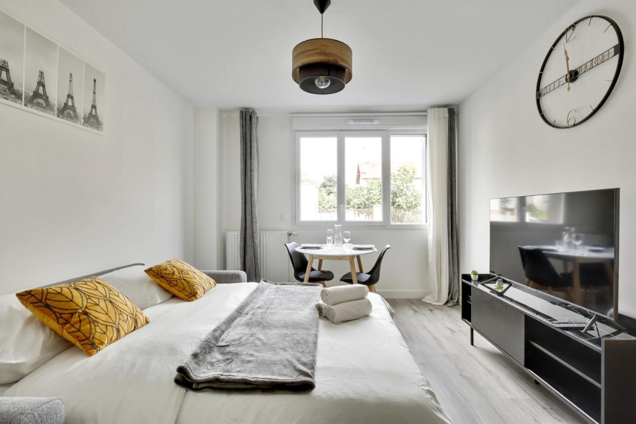 Chic Studio Near Paris - La Defense Bezons Exterior foto